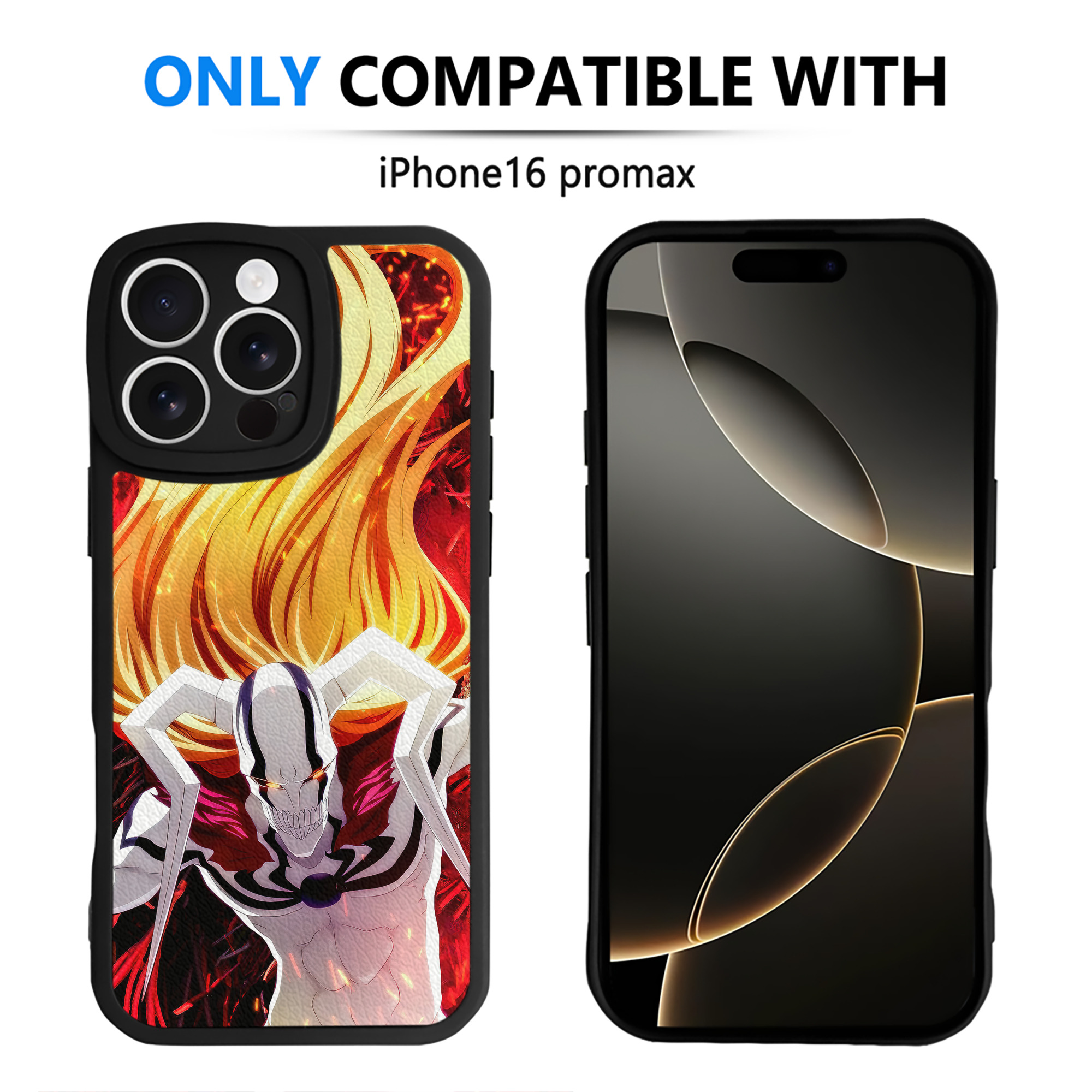 （画像用） ブリーチ BLEACH 【iPhone 16シリーズ対応】シリコンスマホケース（レザー調） 材質：シリコン